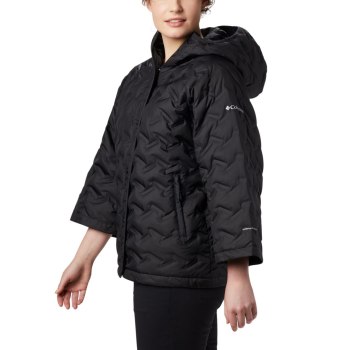 Columbia Ženske Jakne - Delta Ridge Casual Down Crne | GRHX-98150